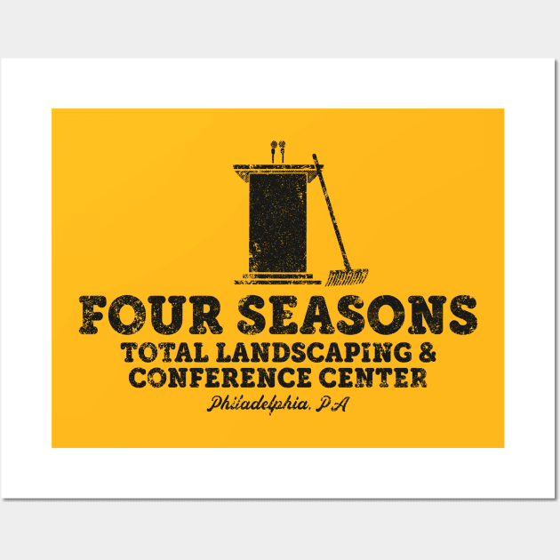 Four Seasons Total Landscaping and Conference Center (Dark) Wall Art by Zachterrelldraws
